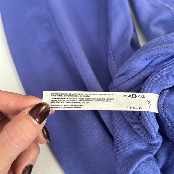 ❗️SOLD❗️Free People Movement Breathe Deeper Moroccan Blue Leggings Size M NWT - Picture 10 of 11